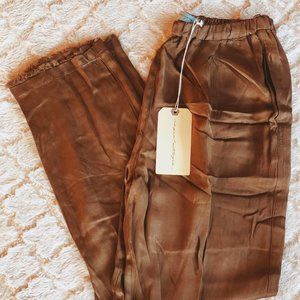 NWT || Raquel Allegra - High Waist Slim Pant Cargo